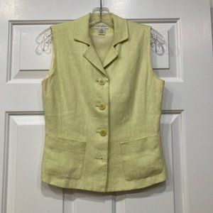 Linen Button Down Dress Top